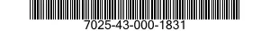 7025-43-000-1831 CONTROLLER,DATA ENTRY,AUTOMATIC DATA PROCESSING 7025430001831 430001831