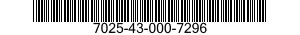 7025-43-000-7296 DISPLAY UNIT 7025430007296 430007296