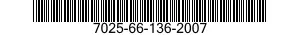 7025-66-136-2007 PRINTER,AUTOMATIC DATA PROCESSING 7025661362007 661362007