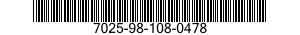 7025-98-108-0478 PRINT HEAD,AUTOMATIC DATA PROCESSING 7025981080478 981080478