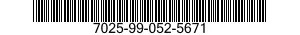 7025-99-052-5671 OPTICAL READER,DATA ENTRY 7025990525671 990525671