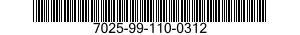 7025-99-110-0312 PRINTER,AUTOMATIC DATA PROCESSING 7025991100312 991100312