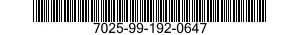 7025-99-192-0647 PRINTER,AUTOMATIC DATA PROCESSING 7025991920647 991920647