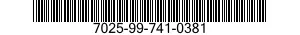 7025-99-741-0381 INTERFACE UNIT,AUTOMATIC DATA PROCESSING 7025997410381 997410381