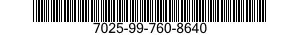 7025-99-760-8640 PRINTER,AUTOMATIC DATA PROCESSING 7025997608640 997608640