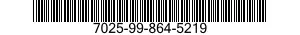 7025-99-864-5219 PRINTER,AUTOMATIC DATA PROCESSING 7025998645219 998645219