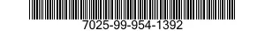 7025-99-954-1392  7025999541392 999541392