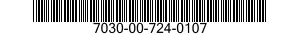7030-00-724-0107  7030007240107 007240107