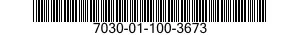 7030-01-100-3673 TAPE,PUNCHED PROGRAM 7030011003673 011003673