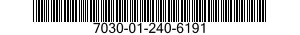 7030-01-240-6191 DISK PROGRAM,AUTOMATIC DATA PROCESSING 7030012406191 012406191