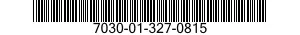 7030-01-327-0815 DISK PROGRAM,AUTOMATIC DATA PROCESSING 7030013270815 013270815