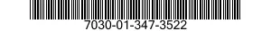 7030-01-347-3522 TAPE PROGRAM,AUTOMATIC DATA PROCESSING 7030013473522 013473522
