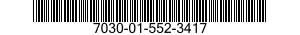 7030-01-552-3417 TAPE PROGRAM,AUTOMATIC DATA PROCESSING 7030015523417 015523417