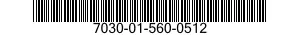 7030-01-560-0512 DISK PROGRAM,AUTOMATIC DATA PROCESSING 7030015600512 015600512