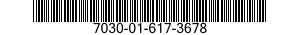 7030-01-617-3678 DISK PROGRAM,AUTOMATIC DATA PROCESSING 7030016173678 016173678