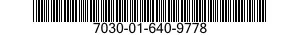 7030-01-640-9778 SOFTWARE 7030016409778 016409778