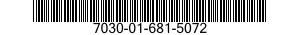 7030-01-681-5072 SOFTWARE 7030016815072 016815072