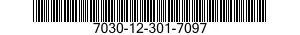 7030-12-301-7097  7030123017097 123017097