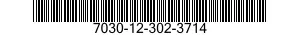 7030-12-302-3714  7030123023714 123023714