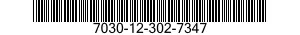 7030-12-302-7347  7030123027347 123027347