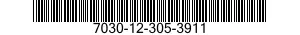 7030-12-305-3911 TAPE PROGRAM,AUTOMATIC DATA PROCESSING 7030123053911 123053911