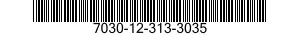 7030-12-313-3035 TAPE,PUNCHED PROGRAM 7030123133035 123133035