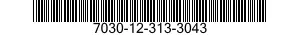 7030-12-313-3043 TAPE,PUNCHED PROGRAM 7030123133043 123133043