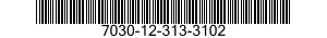 7030-12-313-3102 TAPE,PUNCHED PROGRAM 7030123133102 123133102