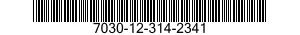 7030-12-314-2341 DISK PROGRAM,AUTOMATIC DATA PROCESSING 7030123142341 123142341