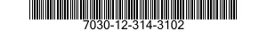 7030-12-314-3102 TAPE PROGRAM,AUTOMATIC DATA PROCESSING 7030123143102 123143102