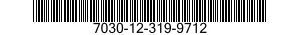 7030-12-319-9712 DISK PROGRAM,AUTOMATIC DATA PROCESSING 7030123199712 123199712