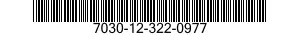 7030-12-322-0977  7030123220977 123220977