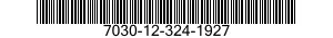 7030-12-324-1927 DISK PROGRAM,AUTOMATIC DATA PROCESSING 7030123241927 123241927