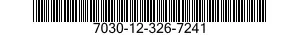 7030-12-326-7241 DISK PROGRAM,AUTOMATIC DATA PROCESSING 7030123267241 123267241