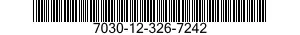 7030-12-326-7242 DISK PROGRAM,AUTOMATIC DATA PROCESSING 7030123267242 123267242