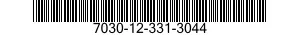 7030-12-331-3044  7030123313044 123313044