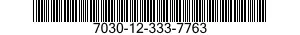 7030-12-333-7763  7030123337763 123337763