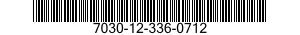 7030-12-336-0712  7030123360712 123360712