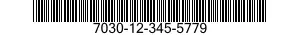 7030-12-345-5779 DISK PROGRAM,AUTOMATIC DATA PROCESSING 7030123455779 123455779