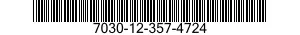 7030-12-357-4724 TAPE PROGRAM,AUTOMATIC DATA PROCESSING 7030123574724 123574724