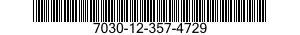 7030-12-357-4729 TAPE PROGRAM,AUTOMATIC DATA PROCESSING 7030123574729 123574729