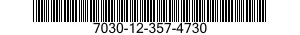 7030-12-357-4730 TAPE PROGRAM,AUTOMATIC DATA PROCESSING 7030123574730 123574730