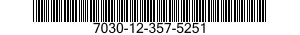 7030-12-357-5251 DISK PROGRAM,AUTOMATIC DATA PROCESSING 7030123575251 123575251