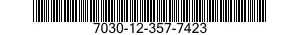 7030-12-357-7423 DISK PROGRAM,AUTOMATIC DATA PROCESSING 7030123577423 123577423