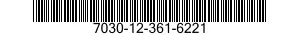 7030-12-361-6221 DISK PROGRAM,AUTOMATIC DATA PROCESSING 7030123616221 123616221