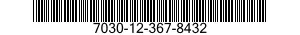 7030-12-367-8432 DISK PROGRAM,AUTOMATIC DATA PROCESSING 7030123678432 123678432