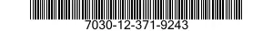 7030-12-371-9243 SOFTWARE KIT 7030123719243 123719243
