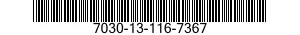 7030-13-116-7367 DISK PROGRAM,AUTOMATIC DATA PROCESSING 7030131167367 131167367