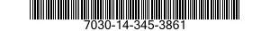 7030-14-345-3861 TAPE,PUNCHED PROGRAM 7030143453861 143453861