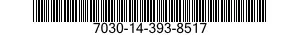 7030-14-393-8517 TAPE,PUNCHED PROGRAM 7030143938517 143938517